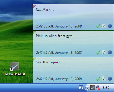 To-Do DeskList Screenshot